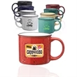 13 oz. Ceramic Campfire Coffee Mugs | https://www.bestnamebadges.com