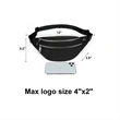 Waterproof Waist Fanny Pack | https://www.bestnamebadges.com