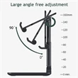 Adjustable Cell Phone Stand For Desk | https://www.bestnamebadges.com