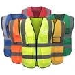 Multiple Pockets Safety Vest With Reflective Strips | https://www.bestnamebadges.com