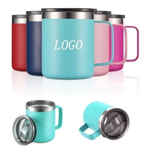 12 Oz Double Wall Vacuum Travel Mug