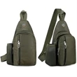 Sling Backpack Crossbody Bag With Earphone Hole | https://www.bestnamebadges.com