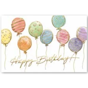 Floating Wish Birthday Card