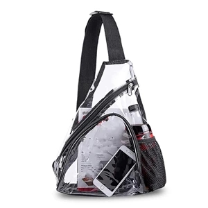 Transparent Casual Chest Sling Bag