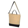 Budget Custom Denim Kissed Cotton Canvas Tote Bag | https://www.bestnamebadges.com