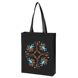 Budget Custom Non Woven Economy Tote Bag | https://www.bestnamebadges.com