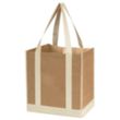 Budget Custom Non Woven Two Tone Shopper Tote Bag | https://www.bestnamebadges.com