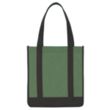 Budget Custom Non Woven Two Tone Shopper Tote Bag | https://www.bestnamebadges.com