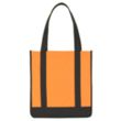 Budget Custom Non Woven Two Tone Shopper Tote Bag | https://www.bestnamebadges.com