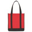 Budget Custom Non Woven Two Tone Shopper Tote Bag | https://www.bestnamebadges.com