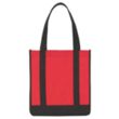 Budget Custom Non Woven Two Tone Shopper Tote Bag | https://www.bestnamebadges.com