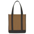 Budget Custom Non Woven Two Tone Shopper Tote Bag | https://www.bestnamebadges.com