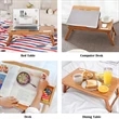 Bamboo Laptop Desk | https://www.bestnamebadges.com