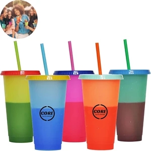 24 Oz Changing Color Cup