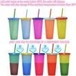 24 Oz Changing Color Cup | https://www.bestnamebadges.com