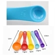 Colored Plastic 5 In 1 Measuring Cup And Spoon Set | https://www.bestnamebadges.com