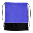 Budget Custom Two Tone Classic Drawstring Tote Bag | https://www.bestnamebadges.com
