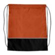 Budget Custom Two Tone Classic Drawstring Tote Bag | https://www.bestnamebadges.com