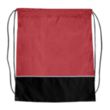 Budget Custom Two Tone Classic Drawstring Tote Bag | https://www.bestnamebadges.com