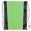 Budget Custom Two Tone Sided Drawstring Tote Bag | https://www.bestnamebadges.com