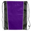 Budget Custom Two Tone Sided Drawstring Tote Bag | https://www.bestnamebadges.com