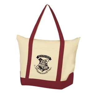 Budget Custom Folksy Cotton Tote Bag | https://www.bestnamebadges.com