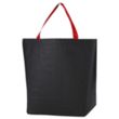 Budget Custom Non-Woven Leather Look Tote Bag | https://www.bestnamebadges.com