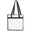 Budget Custom Clear Tote Bag With Zipper | https://www.bestnamebadges.com