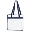 Budget Custom Clear Tote Bag With Zipper | https://www.bestnamebadges.com