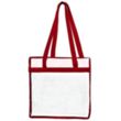 Budget Custom Clear Tote Bag With Zipper | https://www.bestnamebadges.com