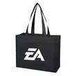 Budget Custom Matte Laminated Non Woven Shopper Tote Bag | https://www.bestnamebadges.com