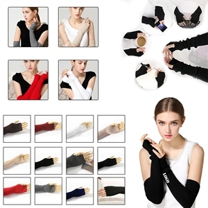 Fingerless Gloves for Women Cold Weather Mittens with Thumb