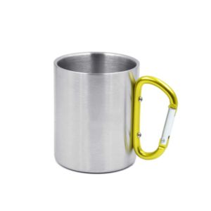 10oz Stainless Steel Doule Wall Carabiners Mug