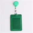 Square Shaped Retractable Id Credit Card Badge Holder | https://www.bestnamebadges.com