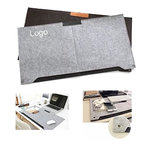 Felt Computer Desk Mat Non-Slip Mouse Pad