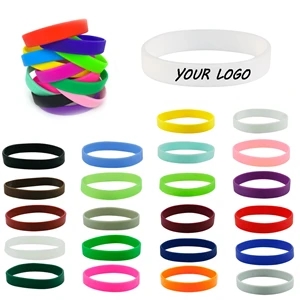 Solid Color Stretch Silicone Wristband