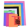 Die Cut Handle Plastic Shopping Bags | https://www.bestnamebadges.com
