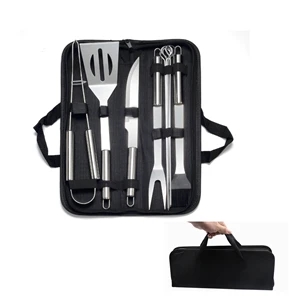 9 Pcs Bbq Grill Set