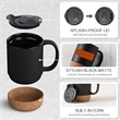Cup With Insulated Cork Bottom | https://www.bestnamebadges.com