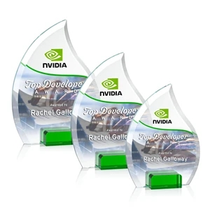 Romy VividPrint™ Award - Green | https://www.bestnamebadges.com