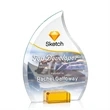 Romy VividPrint™ Award - Amber | https://www.bestnamebadges.com