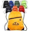 Drawstring Backpacks With Pocket | https://www.bestnamebadges.com