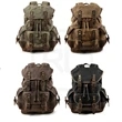 Vintage Waxed Canvas Cowhide Backpack | https://www.bestnamebadges.com