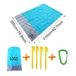 Waterproof Sandproof Beach Blanket | https://www.bestnamebadges.com
