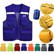 Breathable Safety Workwear Waistcoat With Pockets | https://www.bestnamebadges.com