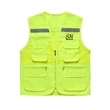 Breathable Safety Workwear Waistcoat With Pockets | https://www.bestnamebadges.com