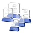 Flamborough Award on Base - Blue | https://www.bestnamebadges.com