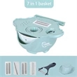 Magic Rotate Vegetable Cutter With Drain Basket | https://www.bestnamebadges.com