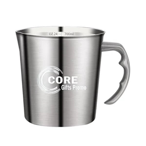 304 Thick Stainless Steel Measuring Cup With Scale
