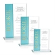 Composite Vertical Award - Teal | https://www.bestnamebadges.com